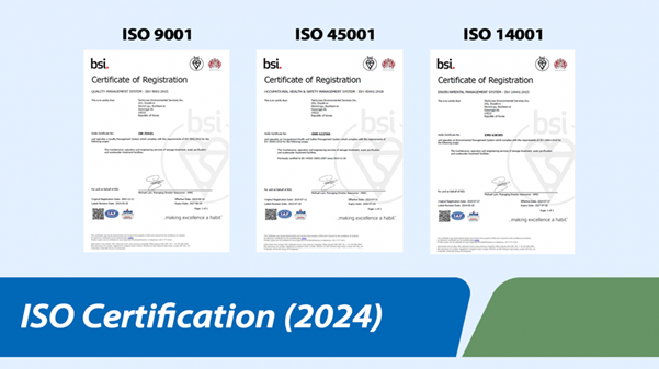 테크로스 환경서비스, &lsquo;품질∙안전∙환경&rsquo; 3개 분야 ISO 인증 갱신